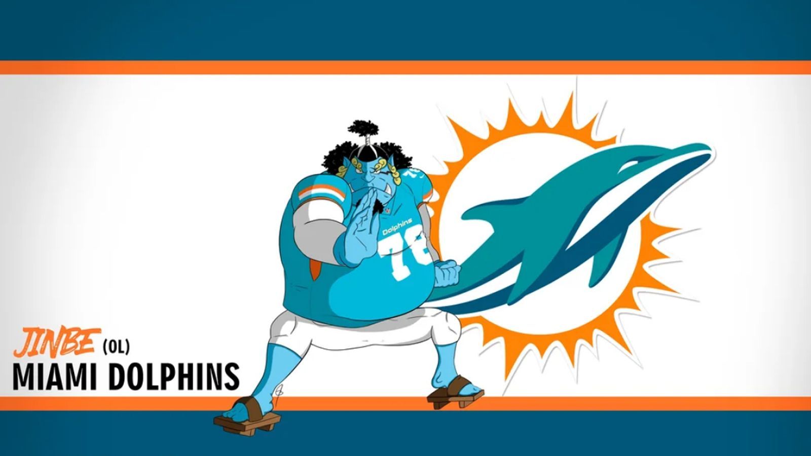<strong>Jinbe (Miami Dolphins)</strong>