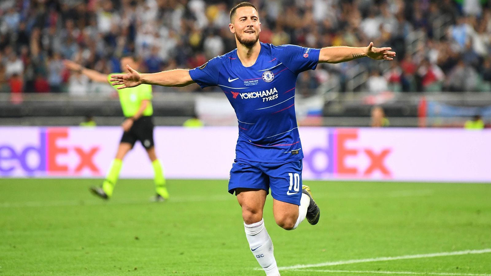 
                <strong>Eden Hazard (FC Chelsea)</strong><br>
                Absolvierte Spiele im Wettbewerb 2018/19: 8
              