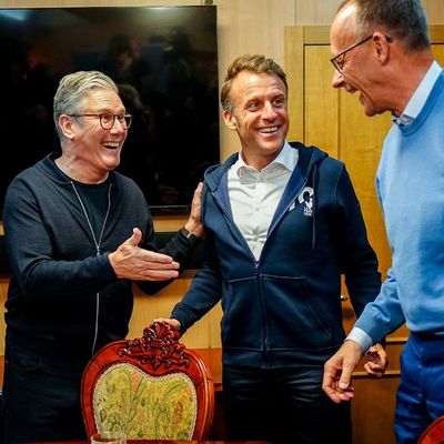 Starmer, Macron und Merz auf dem Weg in die Ukraine