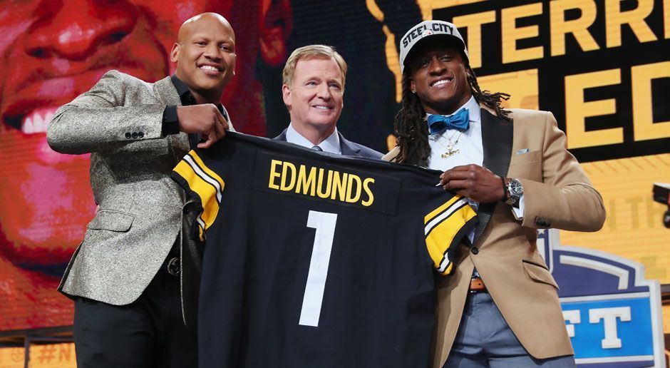 
                <strong>28. Terrell Edmunds (Safety, Pittsburgh Steelers) </strong><br>
                Vermutetes Gehalt: 10.781.027 US-Dollar, davon 5.920.747 US-Dollar Signing Bonus.
              