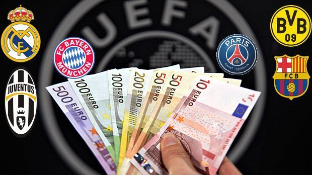 
                <strong>Die Kohle-Könige der Champions League</strong><br>
                Die Champions-League-Saison nimmt im Herbst gerade so richtig Fahrt auf. Jetzt veröffentlicht die UEFA, wie viel Kohle sich die Klubs in der vergangenen Spielzeit der Königsklasse in die Taschen gesteckt haben. Überraschung: Ganz vorne landet nicht etwa Triumphator FC Barcelona. Das Zünglein an der Waage spielt der Marktpool, bei dessen Verteilung die UEFA unter anderem den Wert der nationalen TV-Märkte heranzieht. ran.de zeigt die Top Ten und die Positionen des deutschen Quartetts.
              