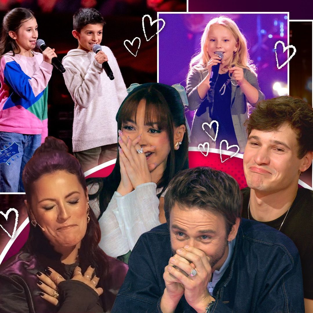 Die süßesten Auftritte bei "The Voice Kids" 2025: Die Coaches Stefanie Kloß, Ayliva, Clueso und Wincent Weiss sind entzückt von Alissia, Viktoria, Dana & Fabrice und Nele