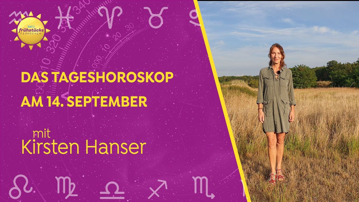 Tageshoroskop 14.09.2022