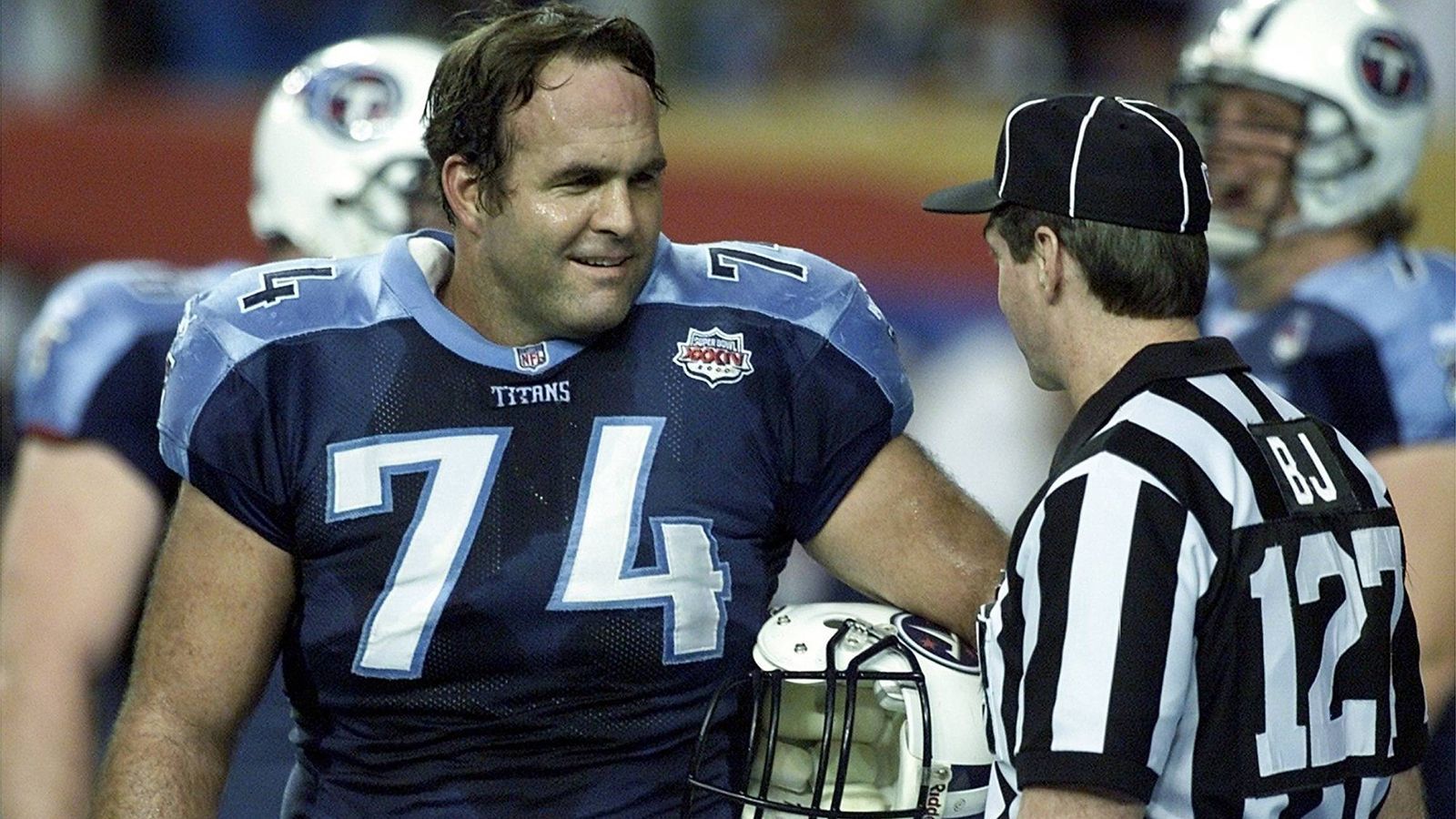
                <strong>Tennessee Titans</strong><br>
                &#x2022; Bruce Matthews<br>&#x2022; Offensive Lineman und Long Snapper<br>&#x2022; Spiele:<strong> 296</strong><br>
              