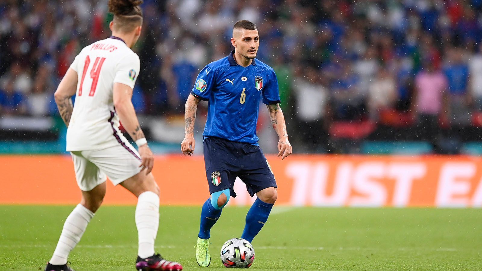 
                <strong>Defensives Mittelfeld: Marco Verratti</strong><br>
                Kehrt als Europameister zurück nach Paris und wird seinen Stammplatz im Mittelfeld mit breiter Brust verteidigen wollen. Als Abräumer zählt er mit zu den besten Spielern auf dieser Position, offensiv hat Verratti noch etwas Luft nach oben. 
              