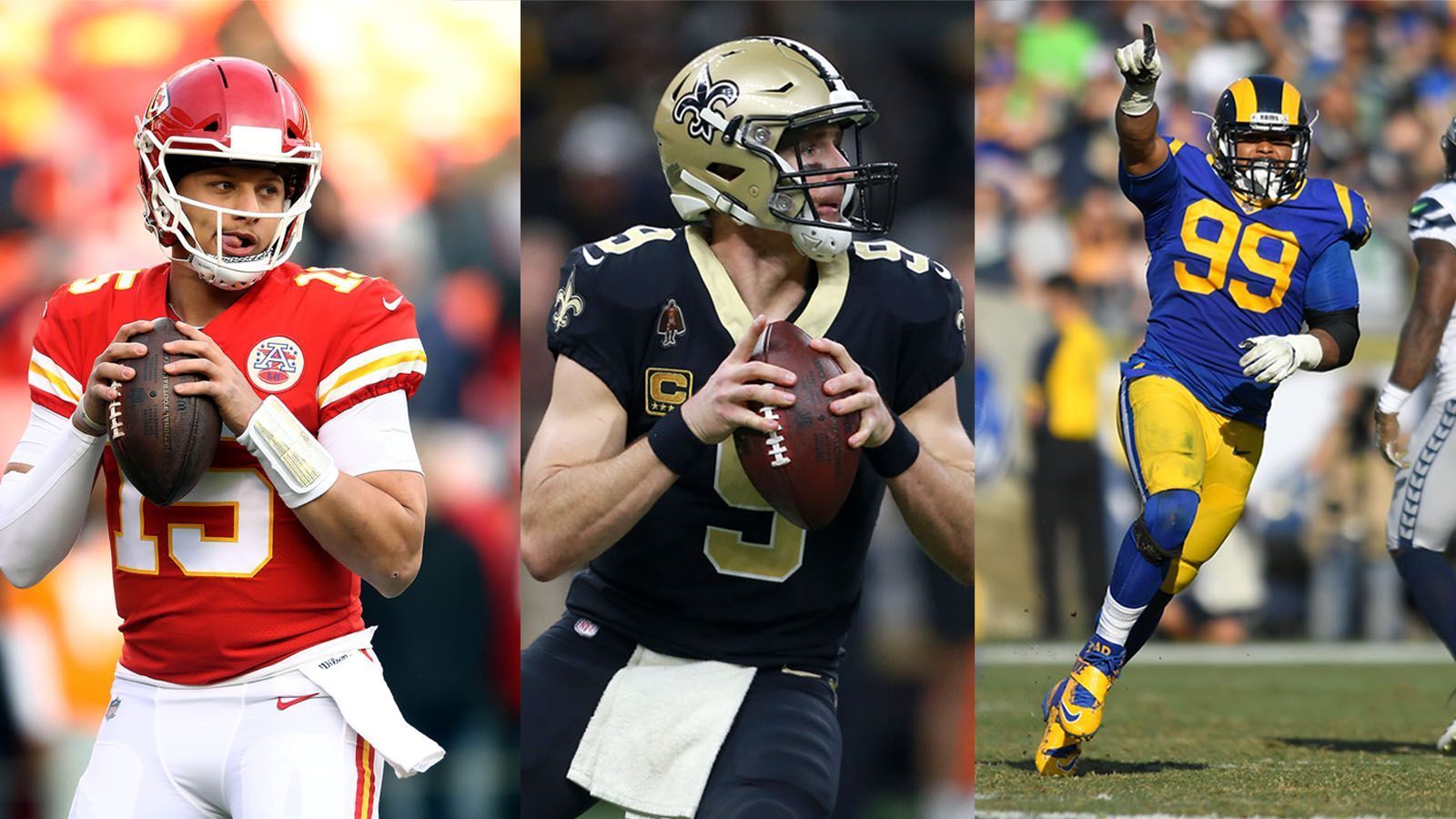 
                <strong>MVP der ran-Community: Patrick Mahomes</strong><br>
                Platz 1: Patrick Mahomes (Kansas City Chiefs) - 20.097 Ja-StimmenPlatz 2: Drew Brees (New Orleans Saints) - 9.164 Ja-StimmenPlatz 3: Aaron Donald (Los Angeles Rams) - 7.719 Ja-Stimmen
              