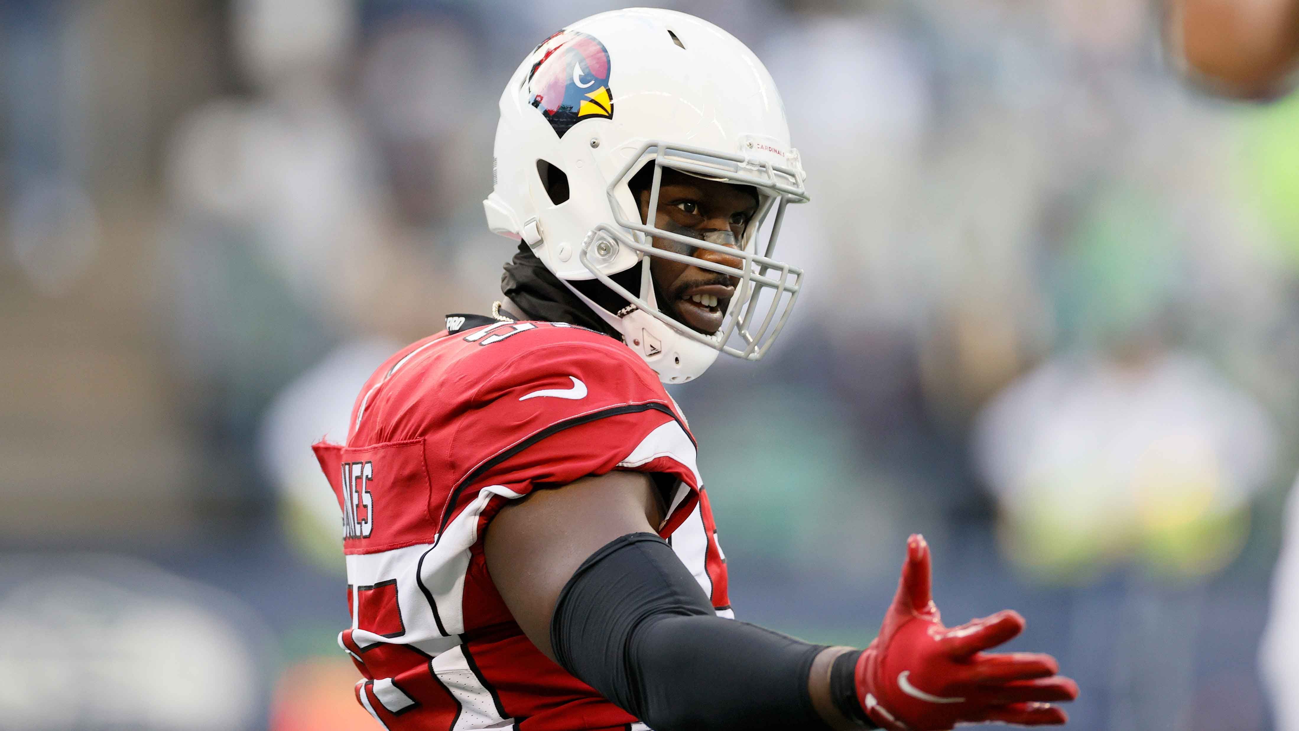 <strong>Arizona Cardinals</strong><br>
                • Franchise-Rekord (all-time): Chandler Jones (2016-21): 71,5<br>• Franchise-Rekord (eine Saison): Chandler Jones (2019): 19