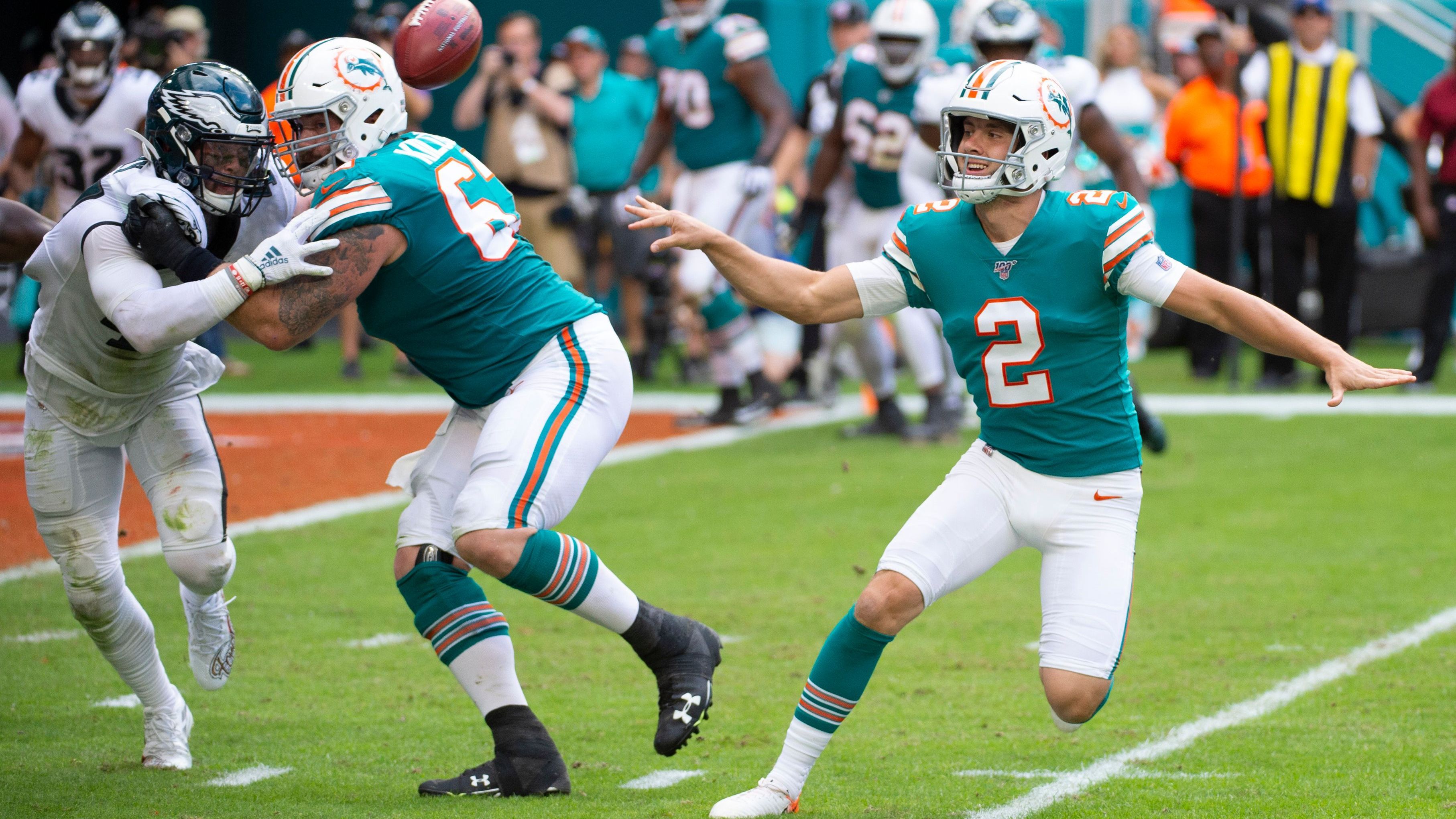 <strong>Matt Haack (Miami Dolphins)</strong><br>Position: Punter<br>Jahr: 2019<br>Gegner: Philadelphia Eagles