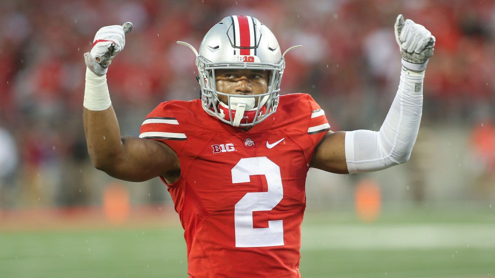 
                <strong>Defensive Back: Die besten drei Colleges</strong><br>
                Platz 1: Ohio Stateu.a. Marshon Lattimore (Foto), Denzel Ward, Eli Apple, Malcolm JenkinsPlatz 2: LSUu.a. Patrick Peterson, Tyrann Mathieu, Jamal AdamsPlatz 3: Alabamau.a. Minkah Fitzpatrick, Mark Barron, Ha Ha Clinton-Dix
              