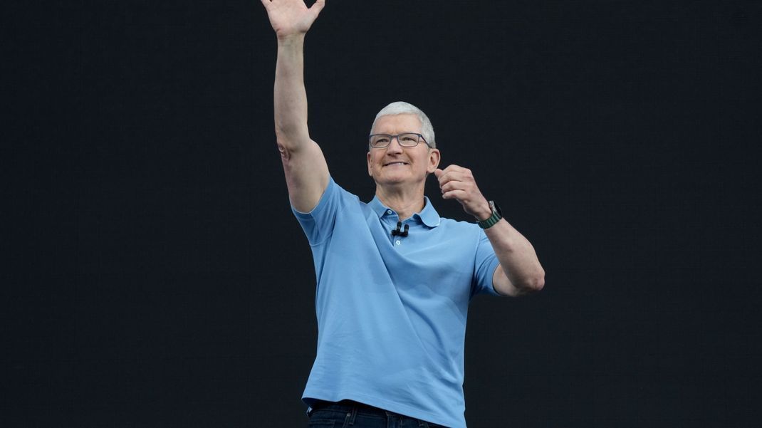 Apple CEO Tim Cook bei der Vorstellung der neuesten Apple-Produkte.