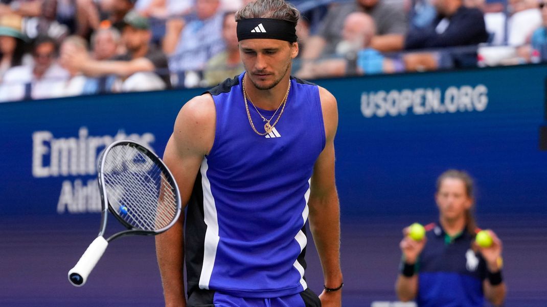 Alexander Zverev zeigt sich nach seinem US-Open-Aus frustriert. 