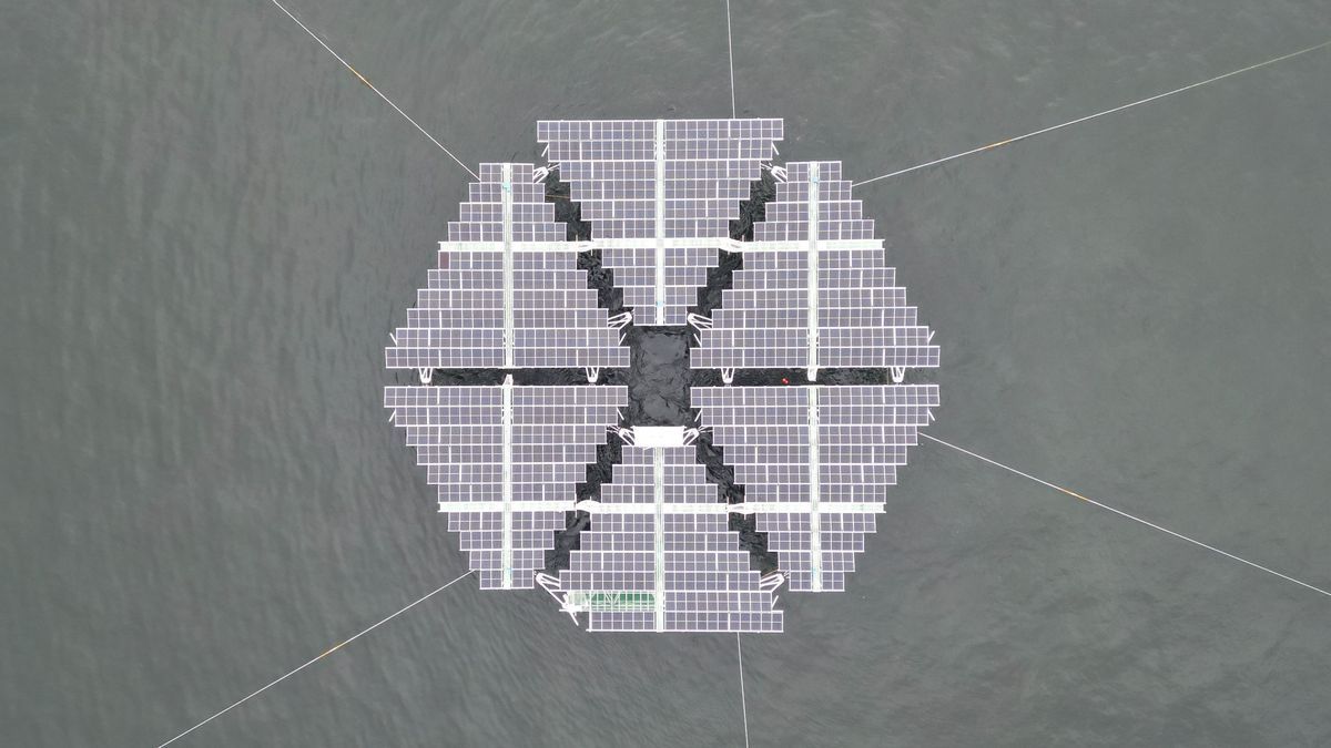 Solar Duck, Pilotprojekt Merganser vor der niederländischen Küste.
