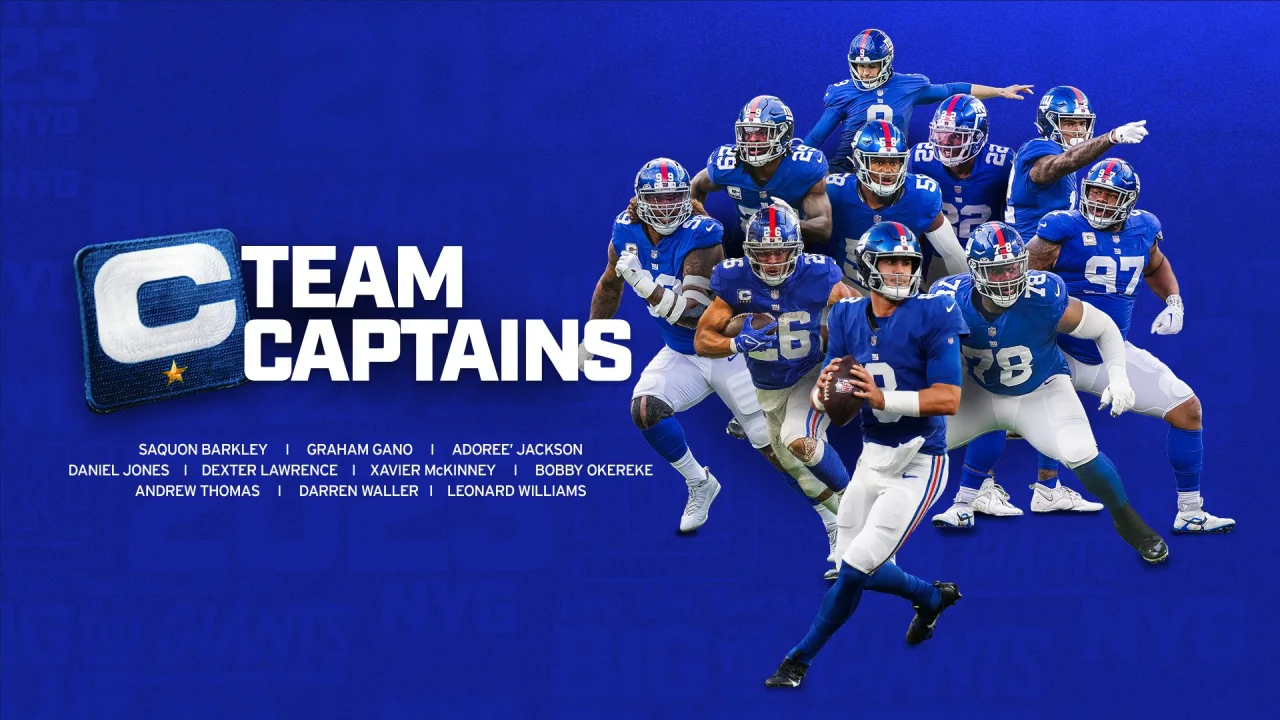 <strong>New York Giants</strong><br>QB Daniel Jones, RB Saquon Barkley, OT Andrew Thomas, TE Darren Waller, DT Dexter Lawrence, DE Leonard Williams, LB Bobby Okereke, CB Adoree' Jackson, FS Xavier McKinney, K Graham Gano