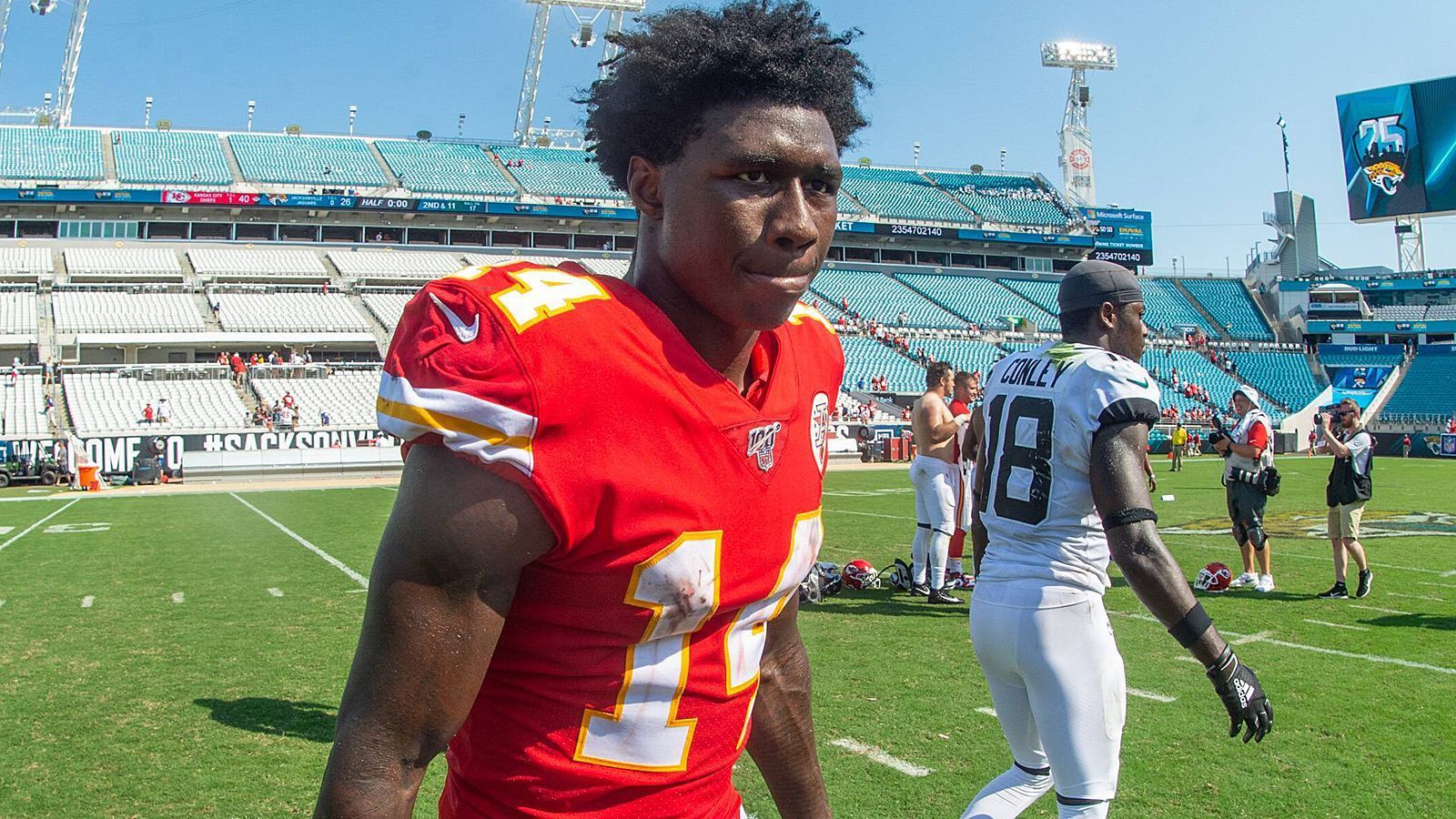 
                <strong>Sammy Watkins</strong><br>
                Samuel Benjamin Watkins IV (Wide Receiver der Kansas City Chiefs)
              