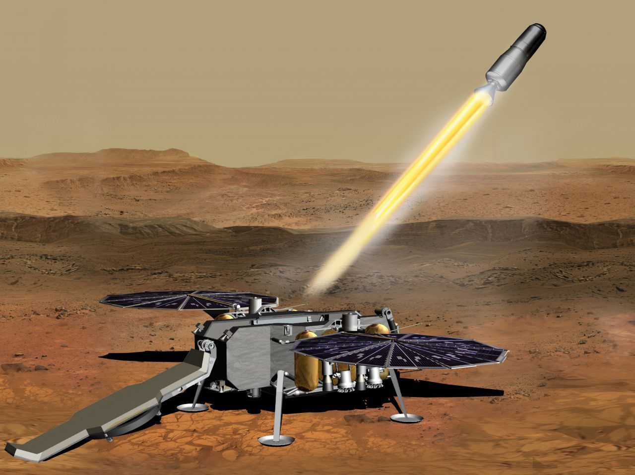 Damit könnte "Perseverance" einen alten Traum der Mars-Forschung wahr machen: Die gesammelten Proben sollen eines Tages abgeholt und mit einer Rückkehr-Sonde zur Erde transportiert werden.