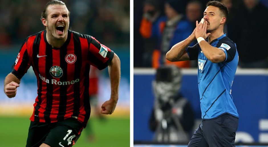 
                <strong>Alex Meier vs. Sandro Wagner: Die Stürmer im Vergleich</strong><br>
                Im Freitagsspiel des 14. Spieltags kommt es zum Spitzenduell zwischen Eintracht Frankfurt und der TSG 1899 Hoffenheim und damit auch zum Duell der deutschen Top-Torjäger. Während Sandro Wagner sich selbst als "besten Stürmer Deutschlands" bezeichnet, bekommt Frankfurts Alex Meier diesen Titel mit 44 Prozent von den ran-Usern zugesprochen (zur Voting-Auswertung). ran.de vergleicht beide Stürmer und ihre Statistiken in den vergangenen Jahren.
              