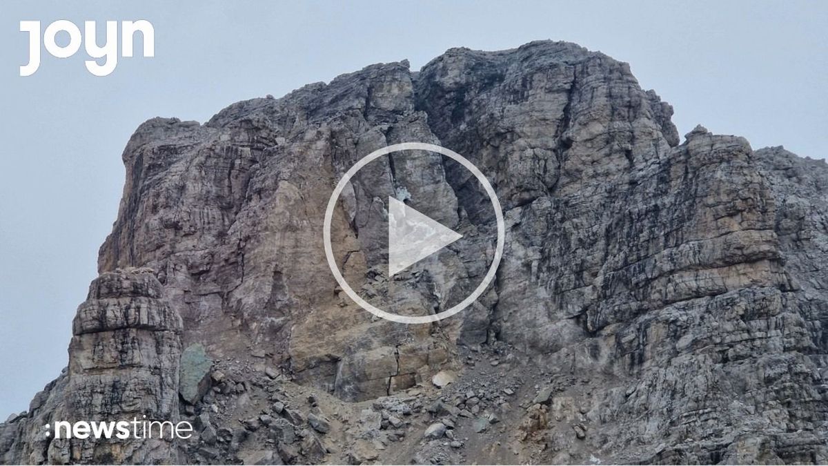 Massiver Felssturz in den Dolomiten: 100 Menschen evakuiert