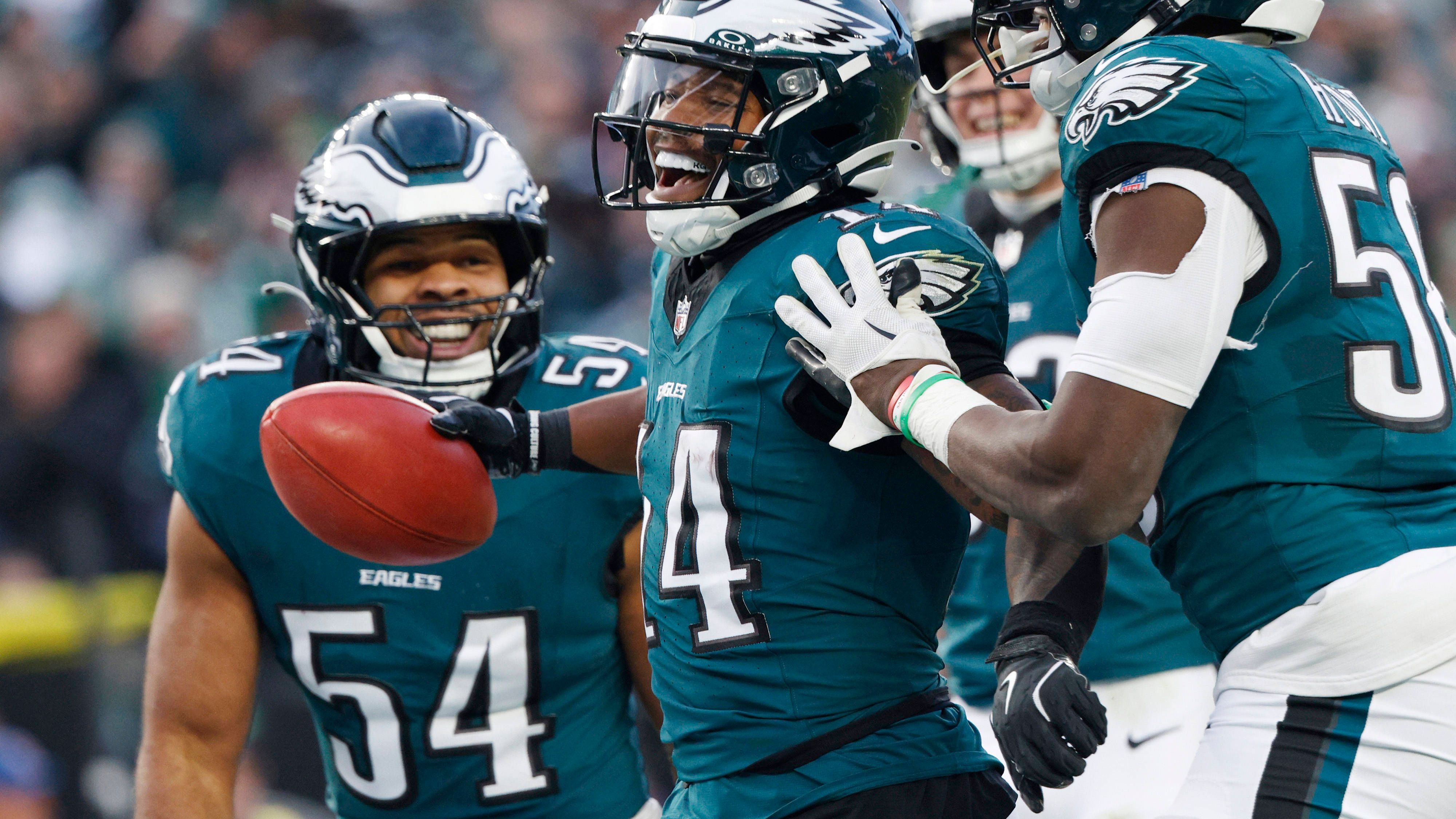 <strong>Philadelphia Eagles</strong><br>Letzte Teilnahme an einem Conference Championship Game: <strong>Saison&nbsp;</strong><strong>2024</strong>