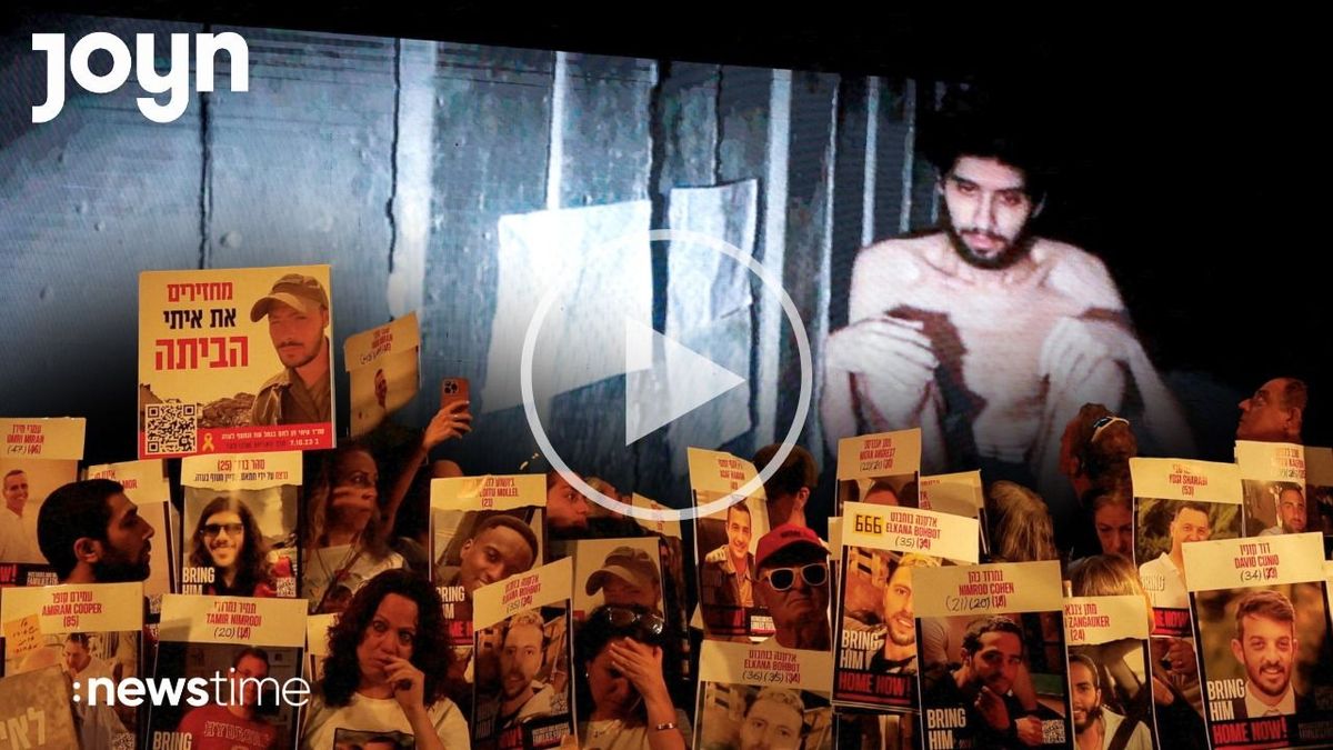 Entsetzen über Geisel-Video der Hamas