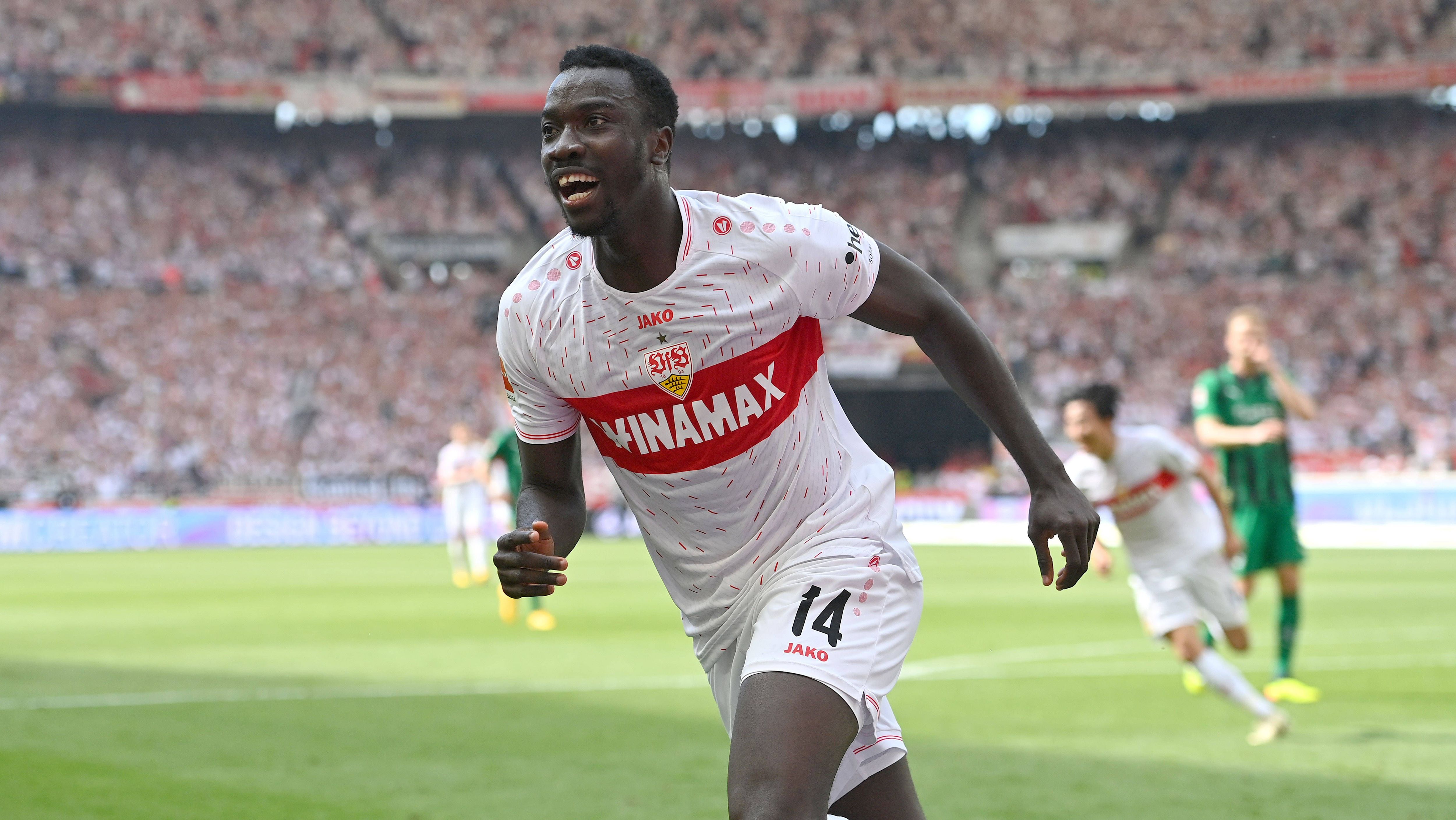 <strong>14. Platz: Silas Katompa Mvumpa - 36,15 km/h</strong><br>- Saison: 2023/24<br>- Klub: VfB Stuttgart<br>- Position: Rechtsaußen