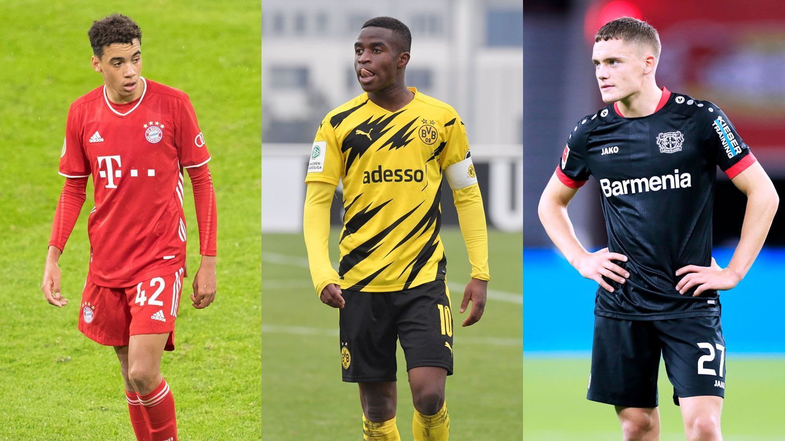 
                <strong>Die 10 wertvollsten Spieler unter 18 Jahren</strong><br>
                Noch keine 18 und schon von der ganzen Fußball-Welt gejagt. Neben Youssoufa Moukoko, dem jüngsten Bundesliga-Debütanten der Geschichte, finden sich weitere Youngster in der Rangliste der teuersten Teenies des Profi-Fußballs. ran.de zeigt sie in der Bildergalerie (Stand 26.11., Quelle Marktwerte: transfermarkt.de).
              