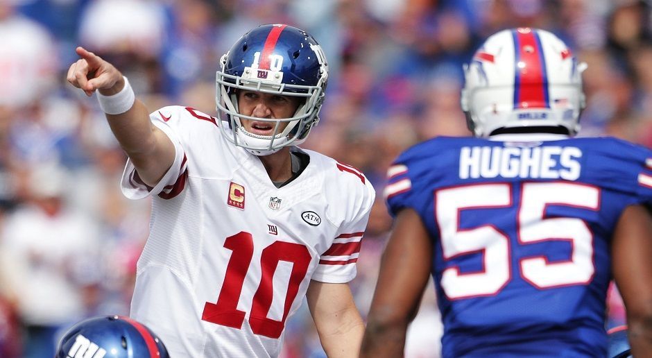 
                <strong>Eli Manning überholt Montana</strong><br>
                Eli Manning überholt eine Legende: Mit 40.519 Passing Yards zieht der Quarterback der New York Giants in der ewigen Bestenliste 49ers-Legende Joe Montana vorbei und ist nun 13. in dieser Kategorie.
              