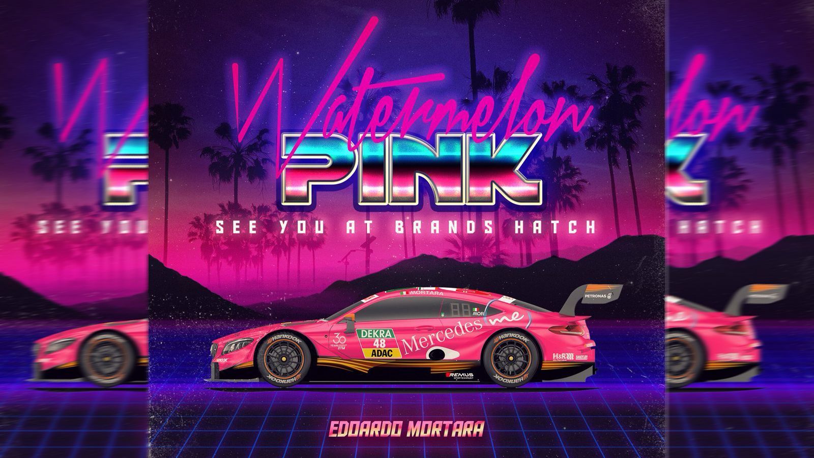 
                <strong>Edoardo Mortara (Mercedes), neues Design</strong><br>
                Das nennt man wohl einen radikalen Imagewechsel! "Watermelon Pink Is the New Black!", so lautet der neue Slogan für Edo Mortaras Rennwagen. Der Schweizer ist ab dem Rennen in Brands Hatch (live in SAT.1 und auf ran.de) mit einem neu lackierten Auto unterwegs. Nach dem deutschen WM-Debakel hat der vorherige Look als Unterstützung für das DFB-Team ausgedient - der Slogan "Best neVer Rest" passte nicht mehr so ganz. Nun ist das Pink der Wassermelonen angesagt. ran.de präsentiert die Boliden der DTM 2018.
              