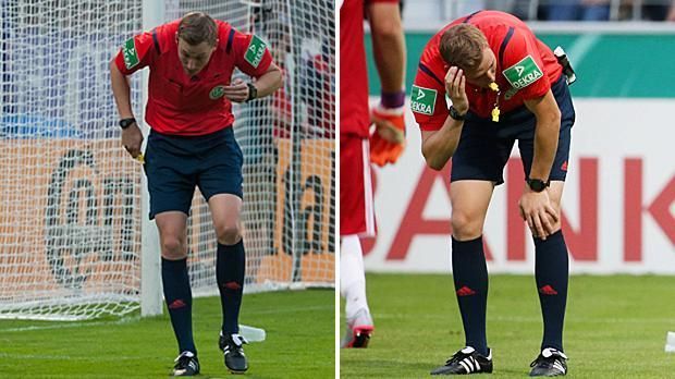 
                <strong>Feuerzeug</strong><br>
                Das DFB-Pokalspiel zwischem dem VfL Osnabrück und RB Leipzig im August 2015 wird in der 71. Spielminute abgebrochen. Grund: Schiedsrichter Martin Petersen trifft ein Feuerzeug aus der Osnabrücker Kurve im Gesicht. Zu dem Zeitpunkt führt der VfL mit 1:0. Das Spiel wird im Anschluss für Leipzig gewertet.
              