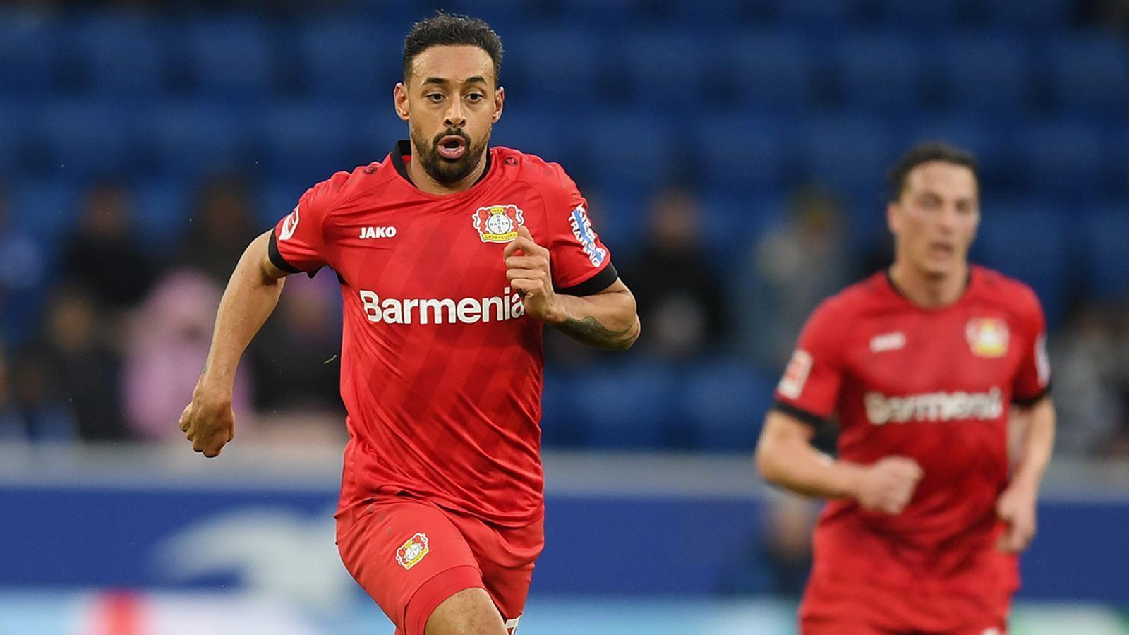 
                <strong>Platz 4: Karim Bellarabi</strong><br>
                Höchstgeschwindigkeit: 35,27 km/hTeam: Bayer LeverkusenNationalität: Deutschland
              