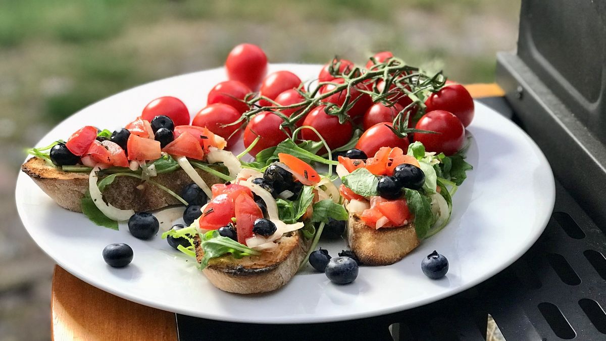 Blaubeer-Bruschetta