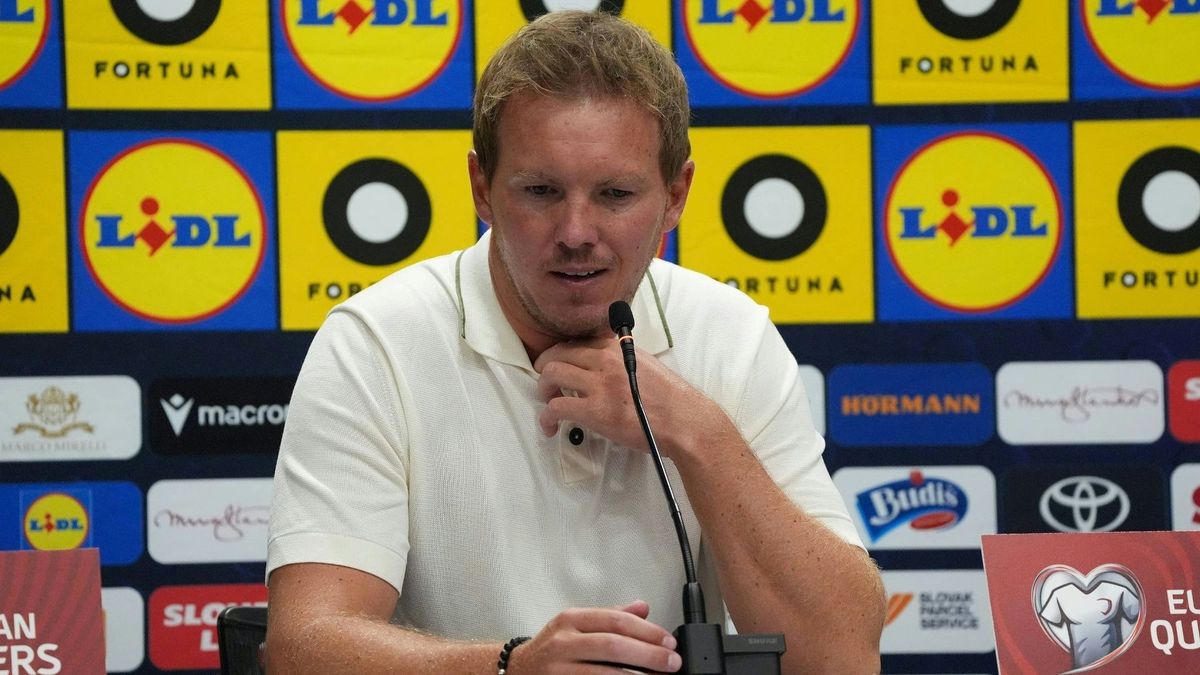 Es wird eng: Nagelsmann nach dem Spiel in der Slowakei