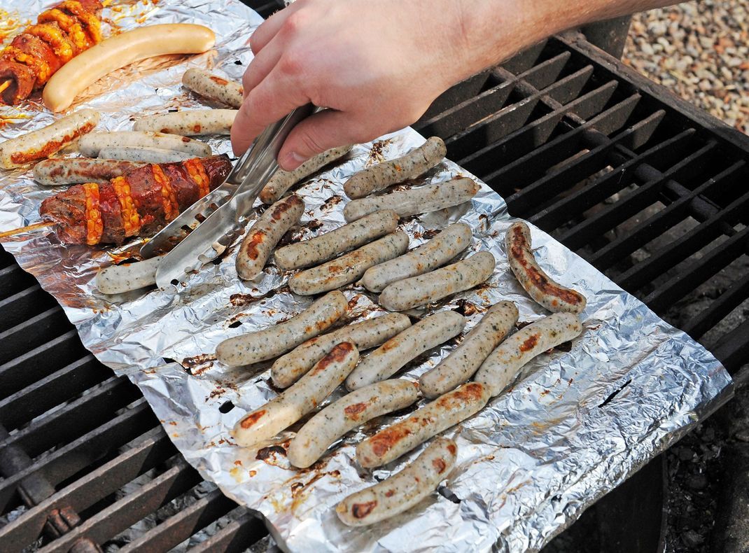 Grillen mit Alufolie