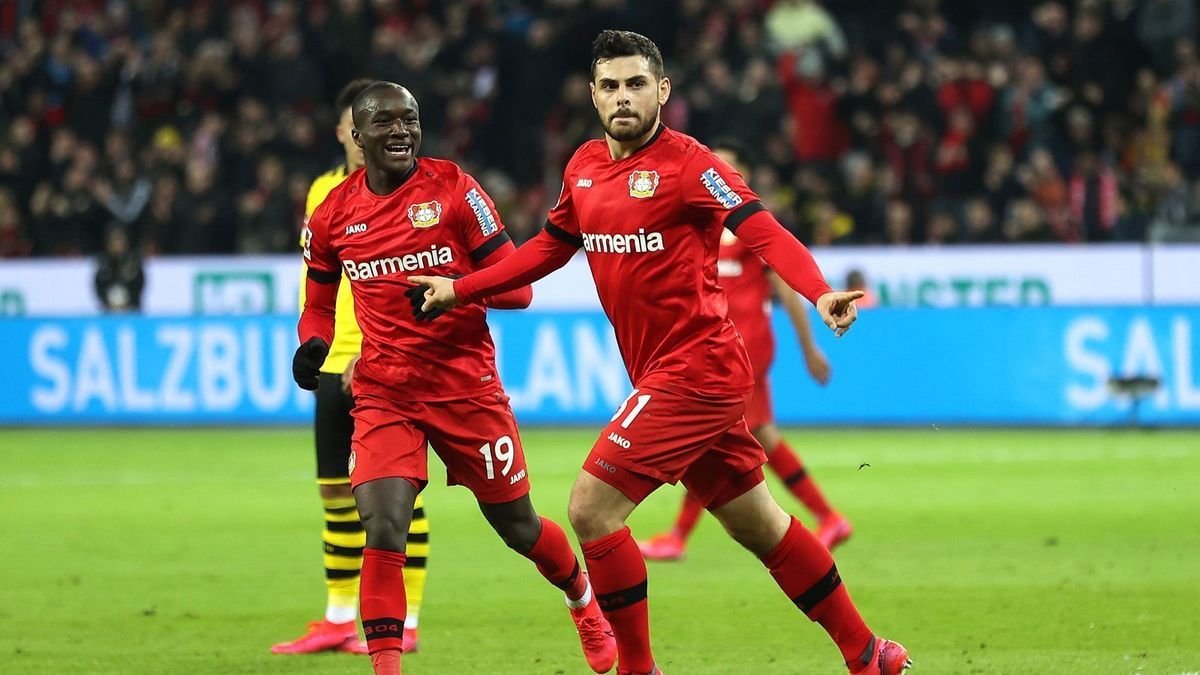 Bayer Leverkusen feiert 4:3-Sieg gegen Borussia Dortmund