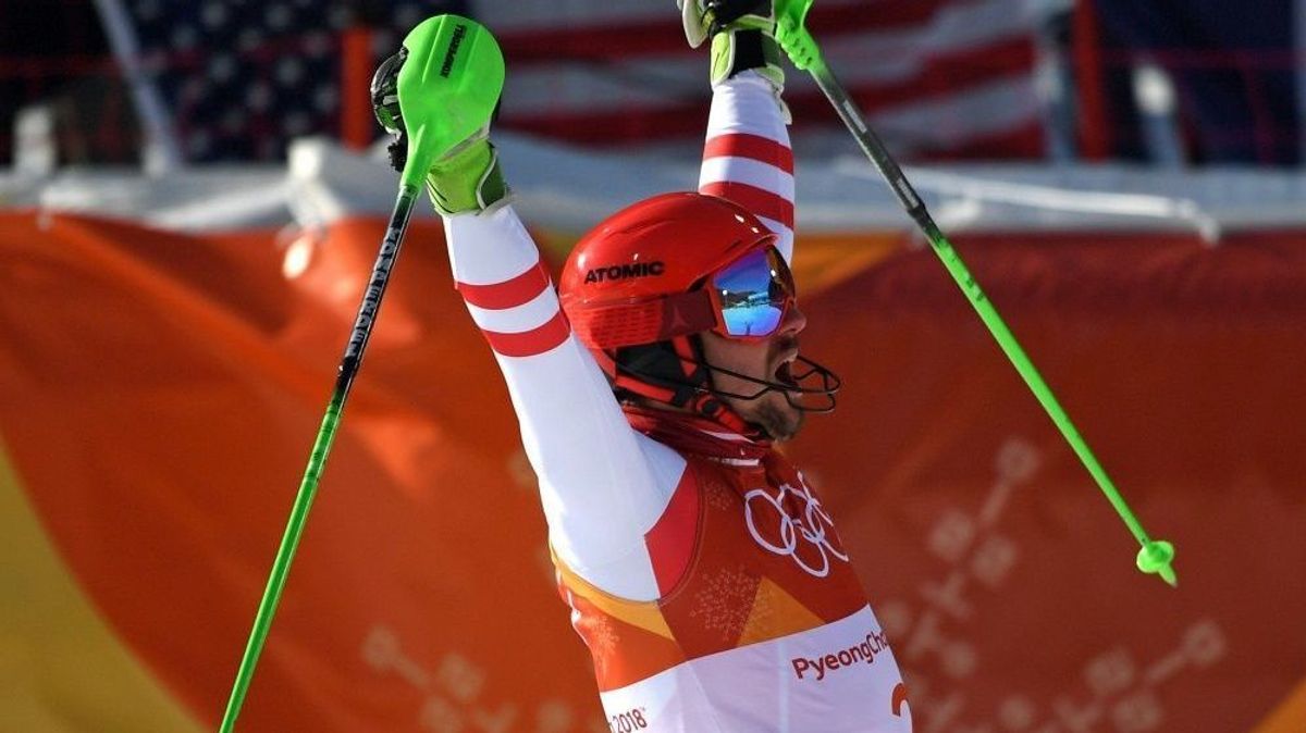 Marcel Hirscher gewinnt Gold in der alpinen Kombination