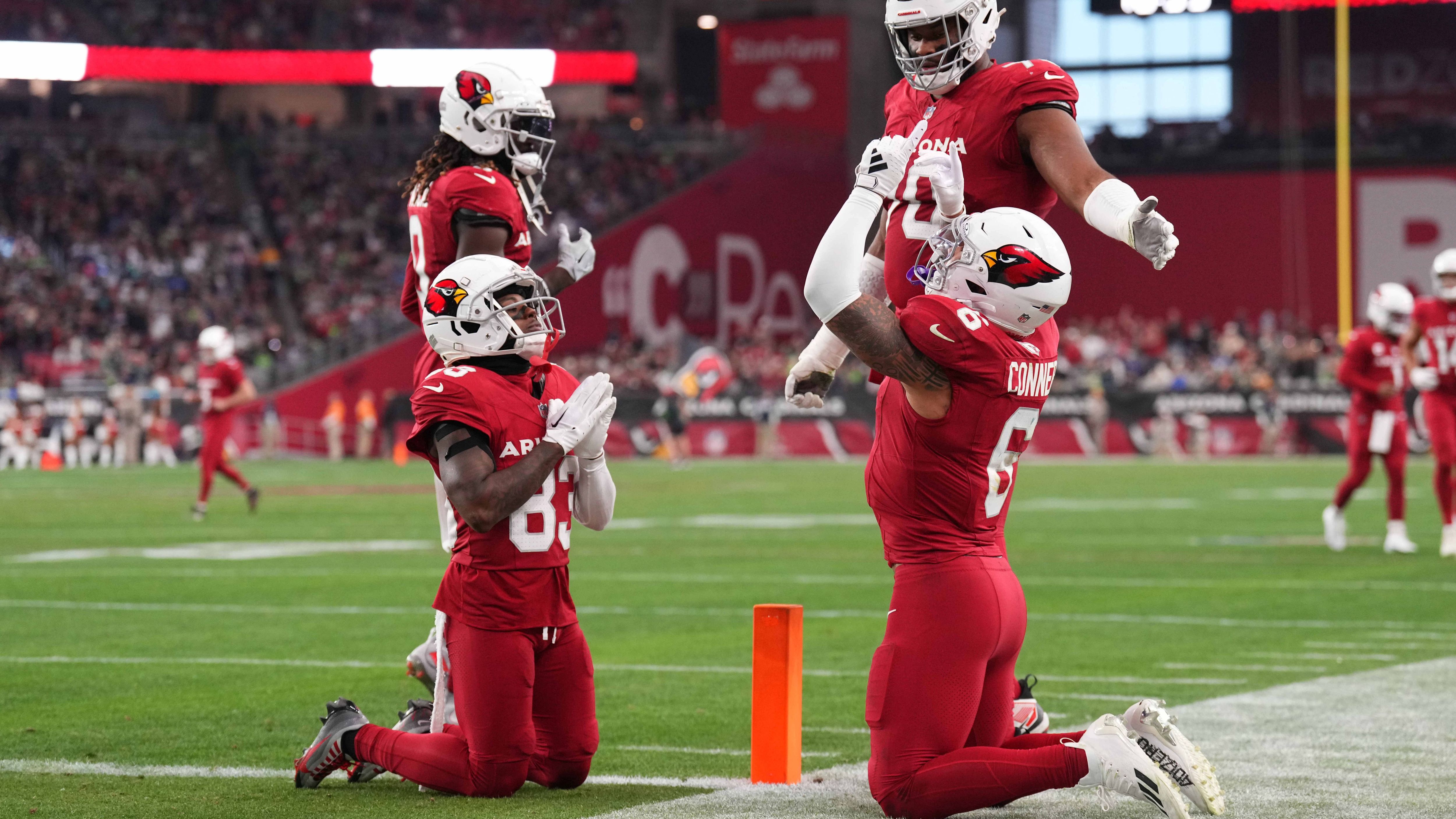 <strong>Platz 14 (geteilt): Arizona Cardinals</strong><br>Touchdownrate: 35 Prozent<br>Touchdowns insgesamt: 36
