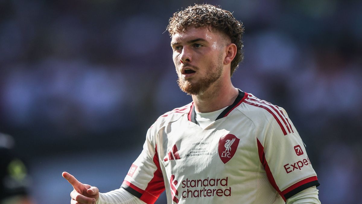 The FA Community Shield Crystal Palace vs Liverpool Harvey Elliott of Liverpool during the The FA Community Shield match Crystal Palace vs Liverpool at Wembley Stadium, London, United Kingdom, 10th...