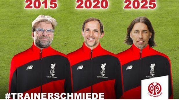 
                <strong>1. FSV Mainz 05</strong><br>
                1. FSV Mainz 05: Die Mainzer freuen sich schon auf die Zukunft: Auch der FC Liverpool muss sich wohl keine Sorgen mehr um die Trainerfrage machen - solange die Mainzer Trainerschmiede funktioniert.
              