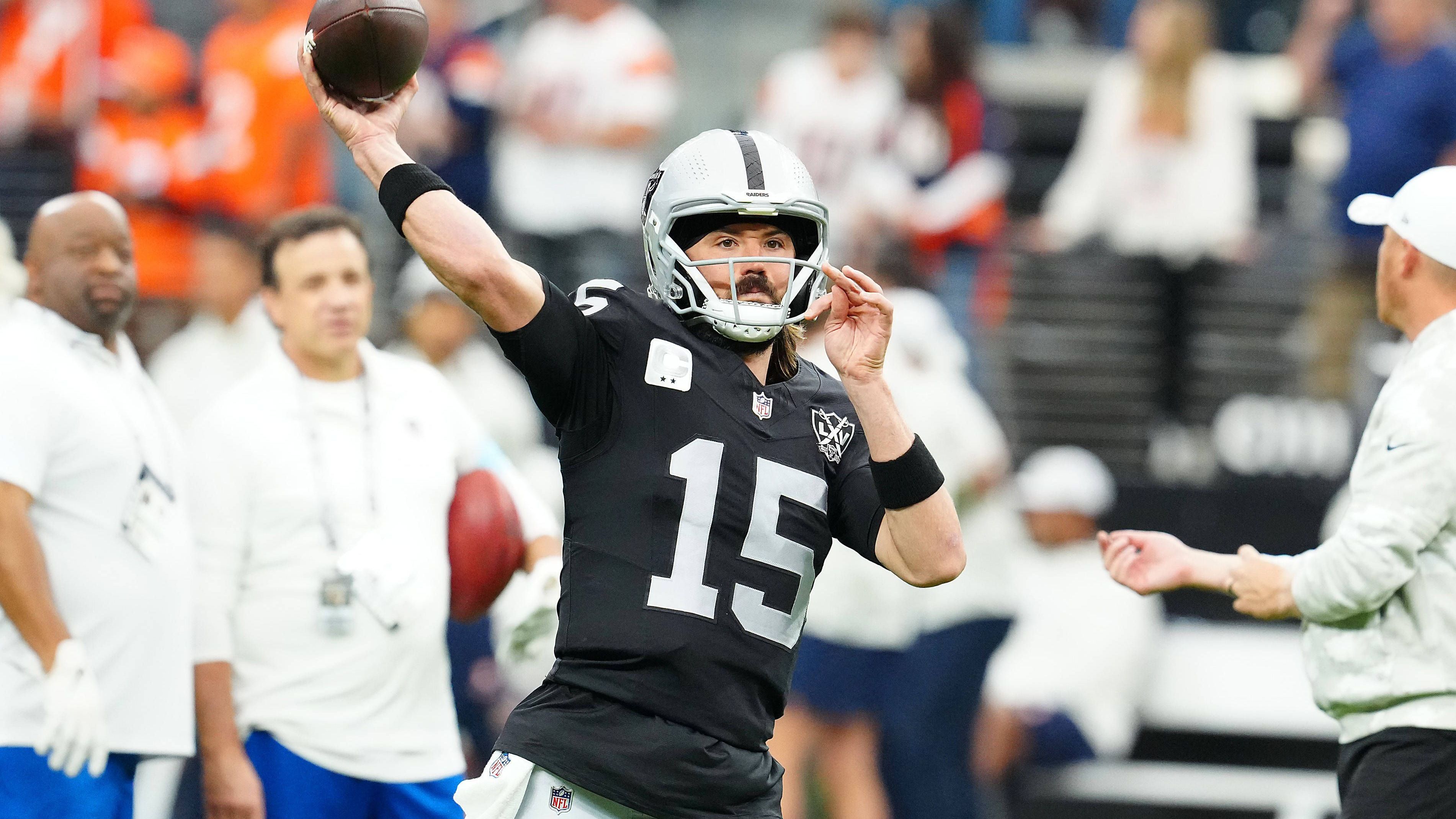 <strong>Gardner Minshew II (Las Vegas Raiders)*</strong><br>Spiele: 59<br>Touchdowns: 68<br>Interceptions: 34<br>TD/Int-Ratio: 2,0<br><br>*Starter bis 2024