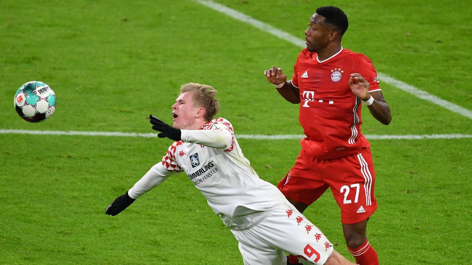 
                <strong>David Alaba</strong><br>
                Wirkungsloser Auftritt des Österreichers in der ersten Halbzeit. Übernimmt im zweiten Durchgang dann immer wieder den Spielaufbau. ran.de-Note: 4
              