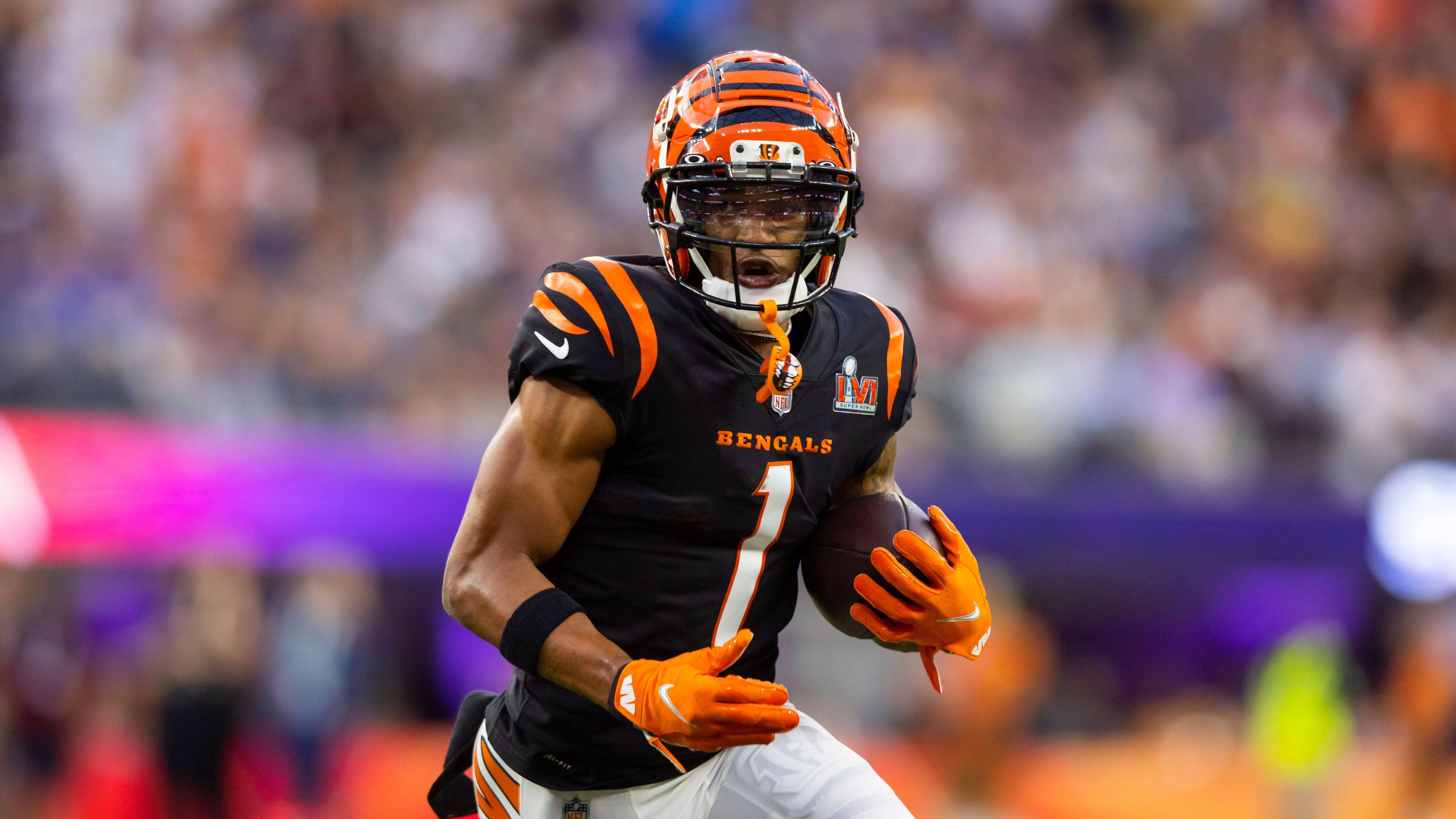 <strong>Team: Cincinnati Bengals</strong><br>Letzter All-Pro-Receiver: Ja'Marr Chase<br>Saison: 2024