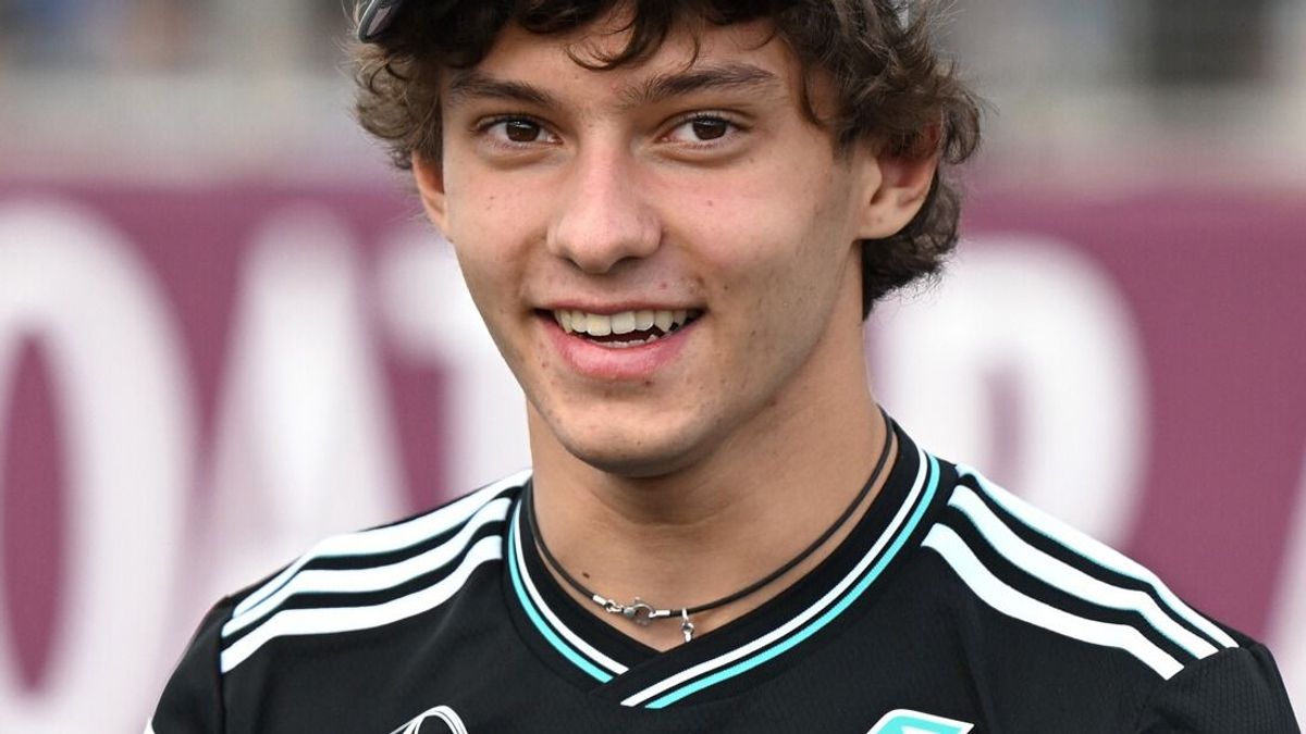 Mercedes-Fahrer Andrea Kimi Antonelli 2025