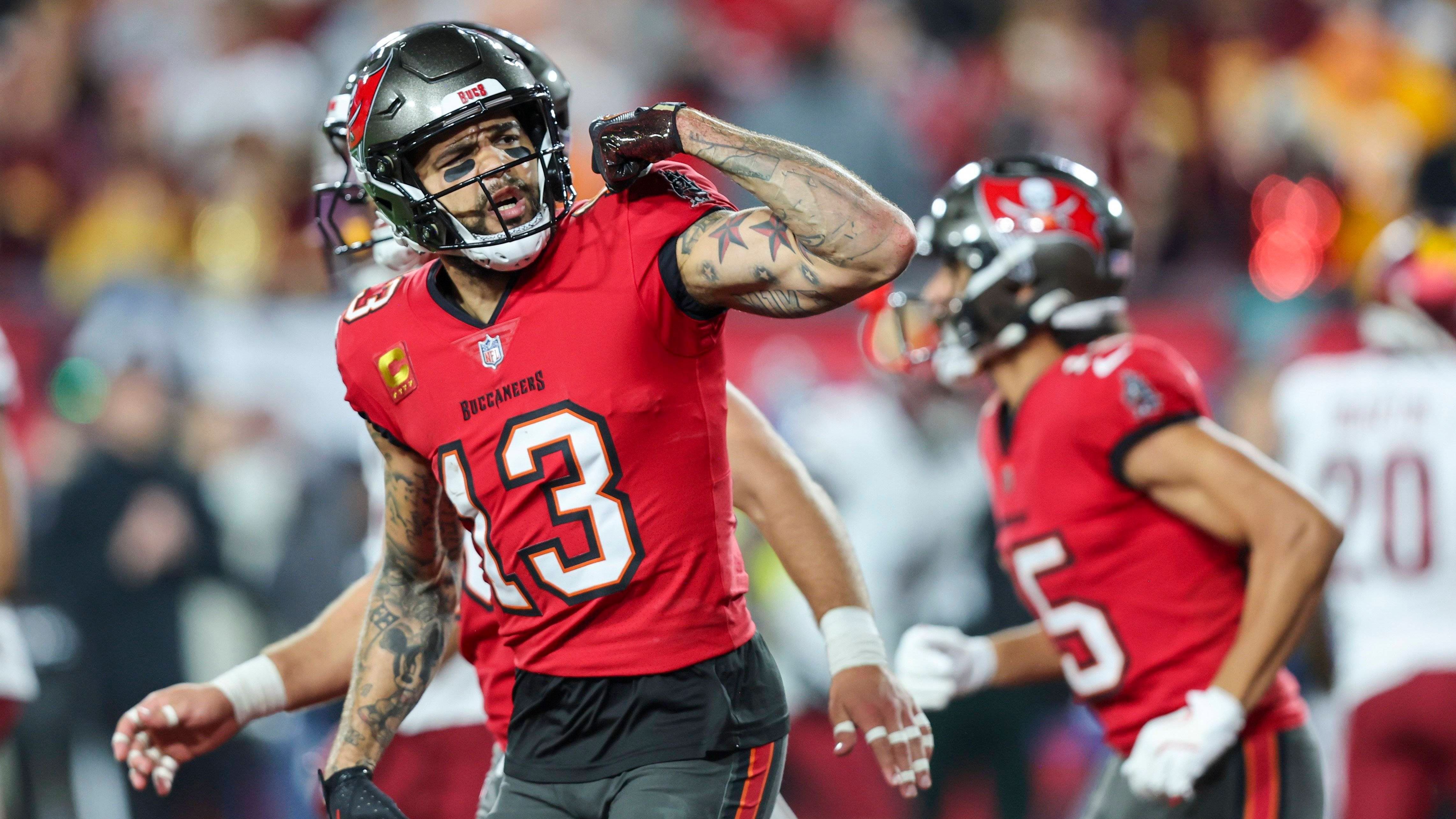 <strong>7. Platz: Mike Evans - 133,95 Millionen Dollar</strong><br>- Saisons aktiv: seit 2014<br>- Teams: Tampa Bay Buccaneers