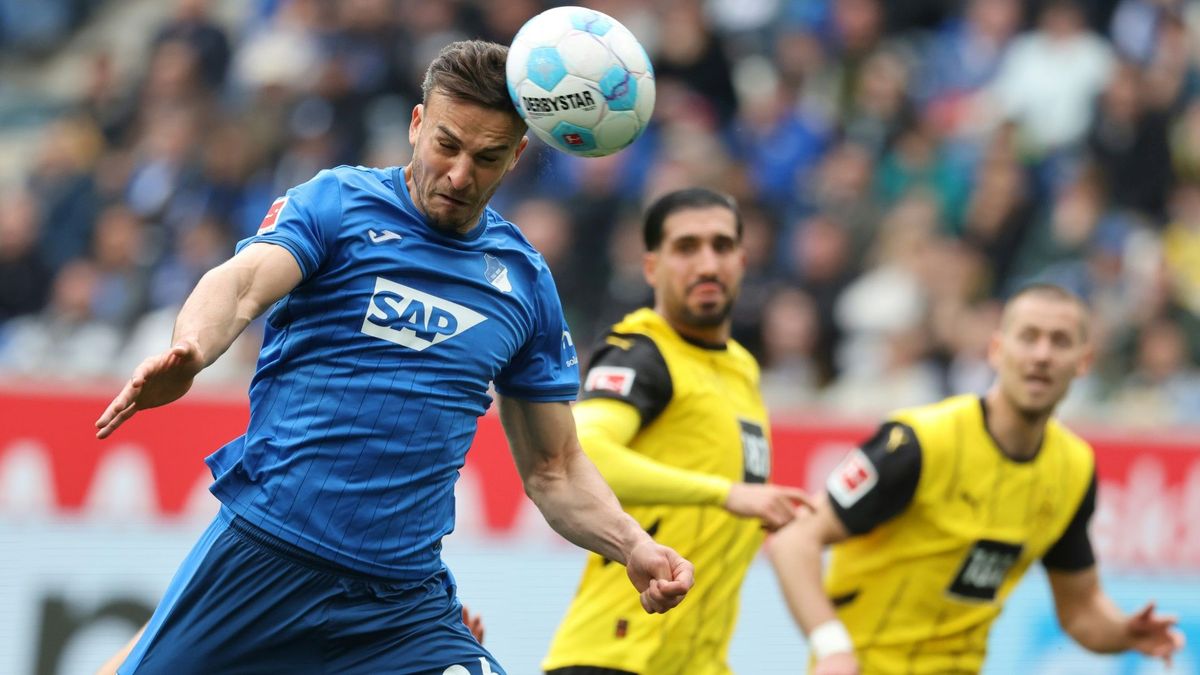 Haris Tabakovic (l.) im Hoffenheim-Trikot