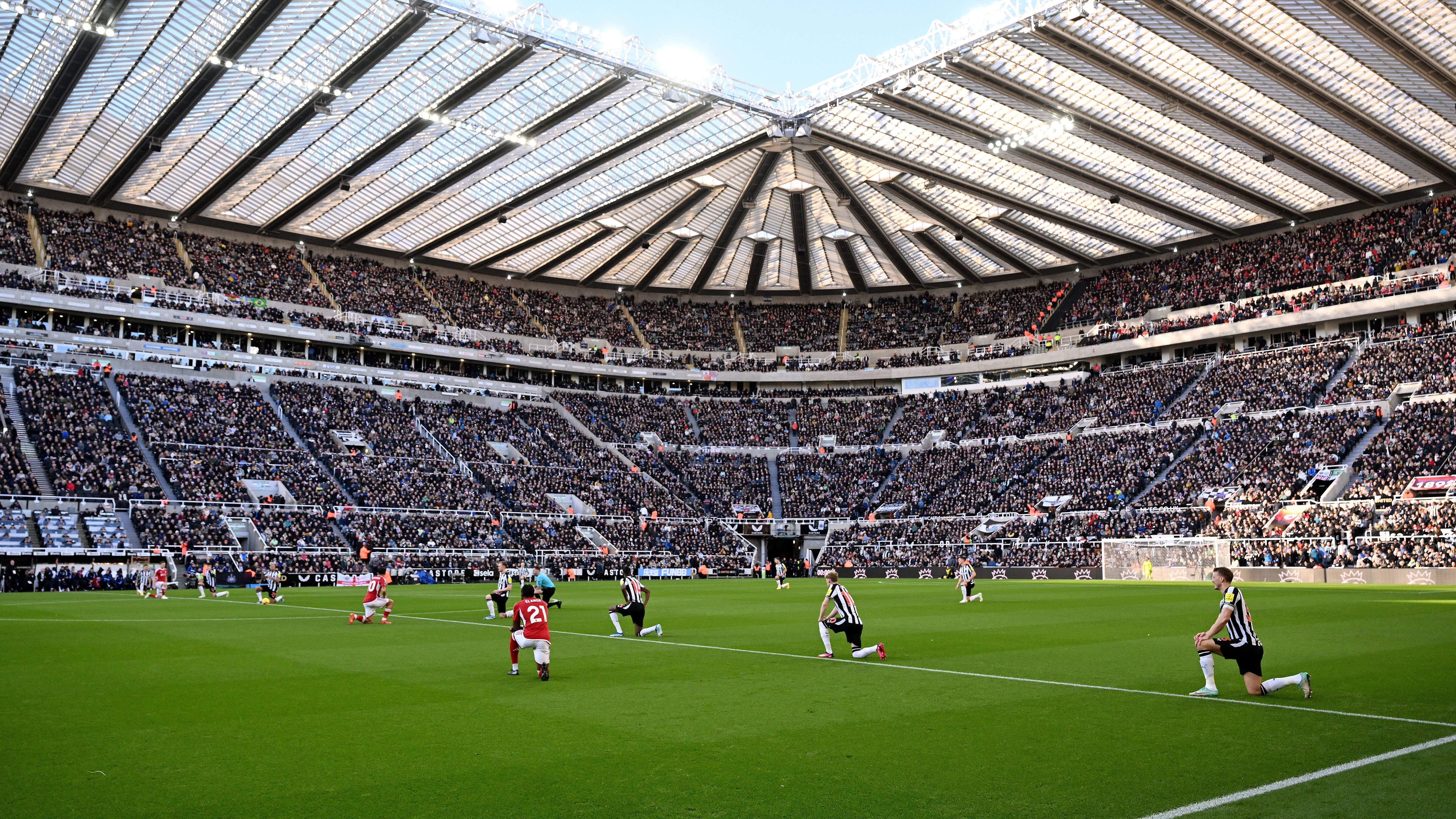 <strong>23. Platz: St. James' Park (Ø 52.107 Zuschauer)<br></strong>Stadt: Newcastle<br>Klub: Newcastle United