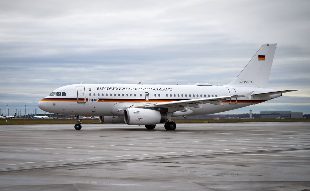 Der Airbus A319 der Bundeswehr-Flugbereitschaft wurde von einer Panne am Flug nach Köln gehindert.