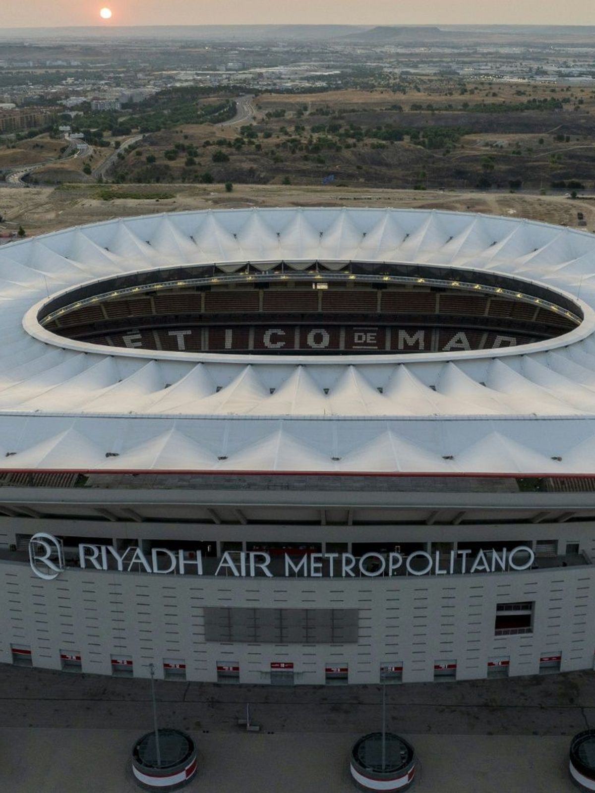 Das Estadio Metropolitano in Madrid