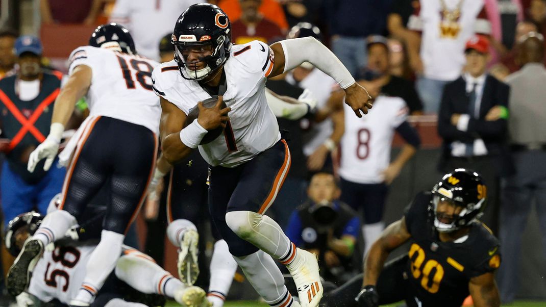 Zeigte gegen Washington eine reife Leistung: Bears-Quarterback Justin Fields.