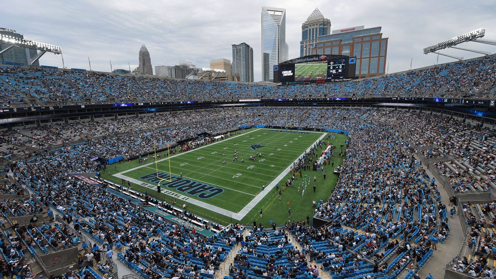 
                <strong>Carolina Panthers: Bank of America Stadium</strong><br>
                Bester Name laut ChatGPT: "Panther's Playground"
              