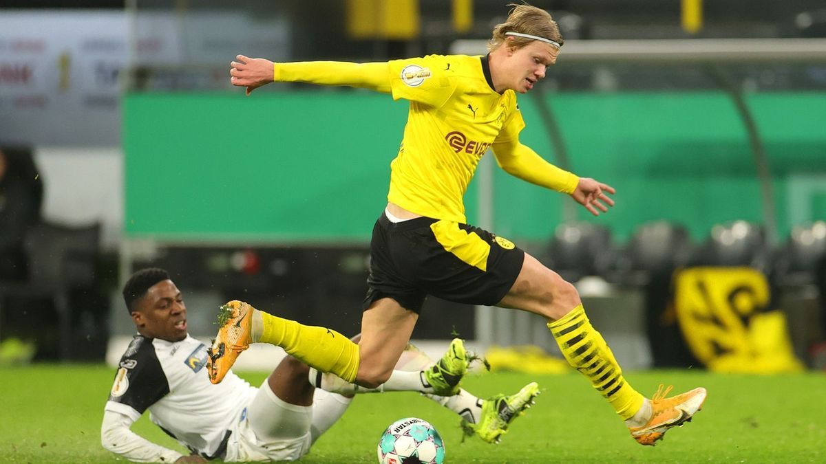 Siegtreffer für den BVB: Erling Haaland