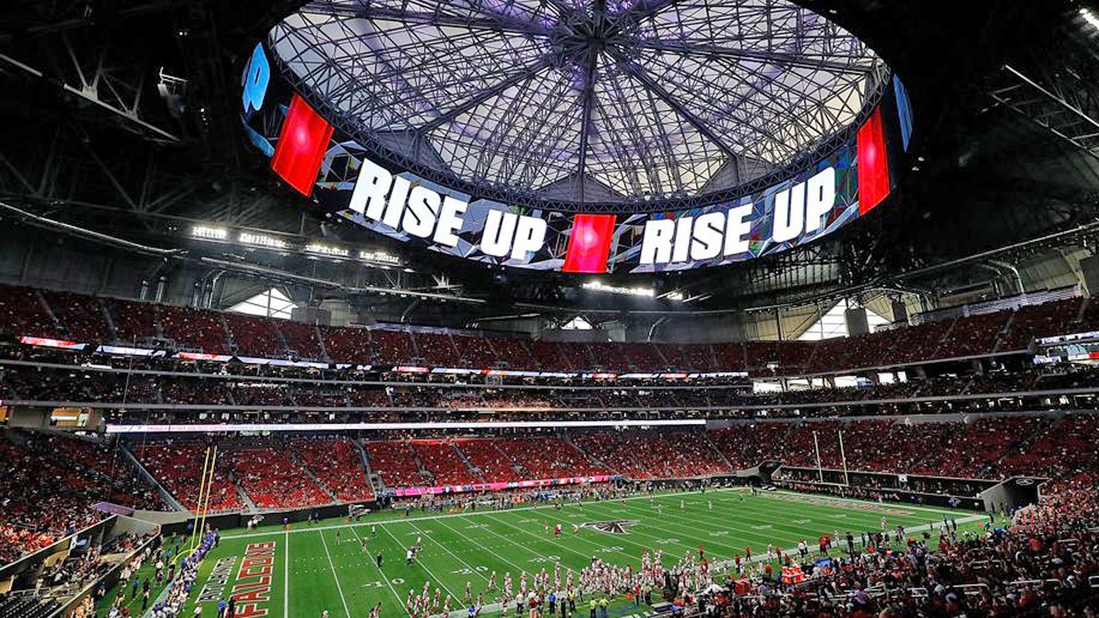 <strong>Atlanta: Mercedes-Benz Stadium</strong><br>
                Kapazität: 71.000<br>WM-Spiele:&nbsp; 8 (5 Gruppenspiele, 1 x Runde der letzten 32, 1 Achtelfinale, 1 Halbfinale
